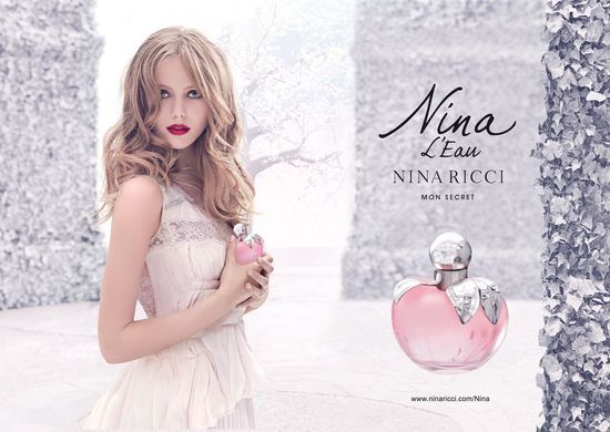 Мініатюра парфумів для жінок Nina Ricci Nina L'eau 4ml (ніжний, романтичний,жіночний)