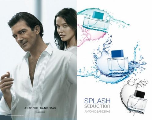 Оригінал Antonio Banderas Splash Blue Seduction 100ml (яскравий, енергійний, освіжаючий)