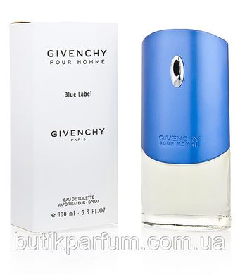 Мужской парфюм оригинал Givenchy Blue Label Pour Homme 100ml edt (освежающий, бодрящий, интенсивный)