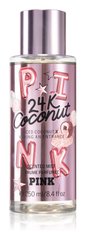 Оригинал Парфюмерный Спрей для тела Victoria's Secret PINK 24K Coconut 250ml Виктория Сикрет Флавер Пинк 24К Кокос