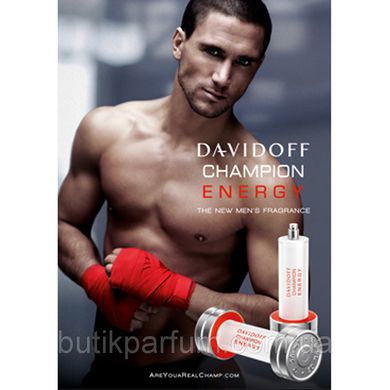 Champion Energy Davidoff 90ml edt (мужественный, энергичный, бодрящий аромат для чемпионов)
