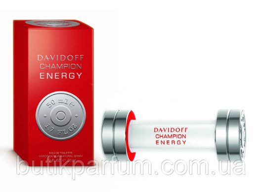Davidoff Champion Energy 90ml edt (мужній, енергійний, підбадьорливий аромат для чемпіонів)
