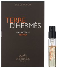 Оригінал Hermes Terre d'hermes Eau Intense Vetiver 2ml Туалетна вода Чоловіча Віал