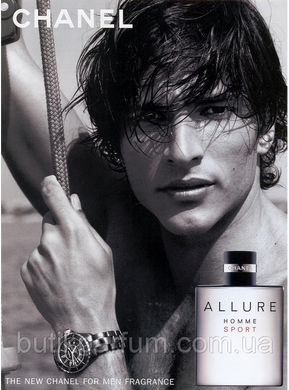 Оригінал Chanel Allure Homme Sport 100ml Шанель Алюр Хом Спорт (харизматичний, енергійний, мужній аромат)