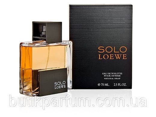 Solo Loewe 75 ml edt (мужній, загадковий, деревний аромат)