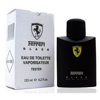 Оригінал чоловічий парфум Ferrari Black Men 125ml edt (бадьорий, свіжий, мужній, класичний)