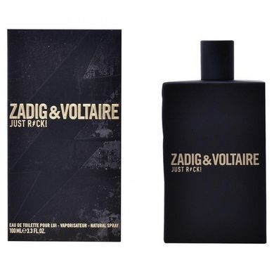 Оригинал Zadig&Voltaire Just Rock 100ml Тестер Мужская Туалетная вода Задиг и Вольтер Джаст Рок
