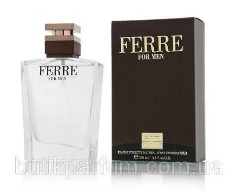 Чоловічий парфум Оригінал Ferre For Men edt 100ml (елегантний, мужній, харизматичний, звабливий)