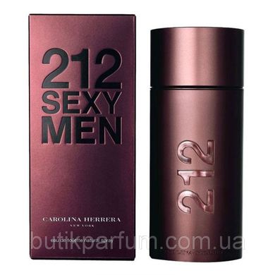 Оригінал Carolina Herrera 212 Sexy for Men edt 100ml (Кароліна Херрера Мен 212 Sexy / Кароліна Еррера 212)