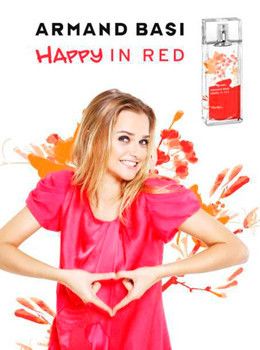Оригінал Happy in Red Armand Basi edt 100ml (ніжний, легкий, неймовірно жіночний)