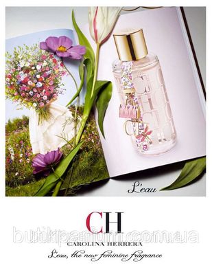Жіночі оригінальні парфуми СН L'eau Carolina Herrera edt 100ml (ніжний, спокусливий, жіночний, спокусливий)