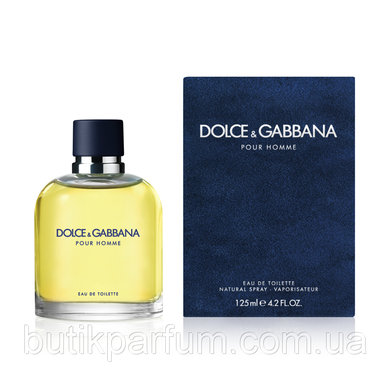 Оригинал Dolce Gabbana Pour Homme 125ml Дольче Габбана Пур Хом (яркий, мужественный, сексуальный аромат)
