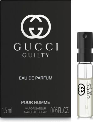 Оригинал Gucci Guilty Eau de Parfum Pour Femme 1.5ml Парфюмированная вода Мужская Виал