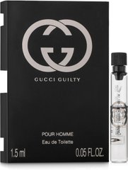 Оригінал Gucci Guilty Eau Pour Femme 1.5 ml Туалетна вода Чоловіча Віал