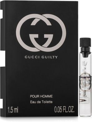 Оригінал Gucci Guilty Eau Pour Femme 1.5 ml Туалетна вода Чоловіча Віал