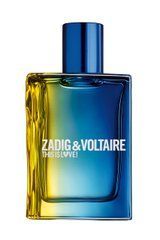 Оригінал Zadig&Voltaire This is Love for Him 50ml Чоловіча Туалетна вода Задиг і Вольтер Це Любов для Нього