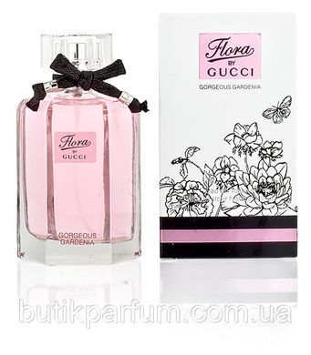Женские духи Gucci Flora Gorgeous Gardenia 100ml edt (соблазнительный, нежный, игривый аромат)