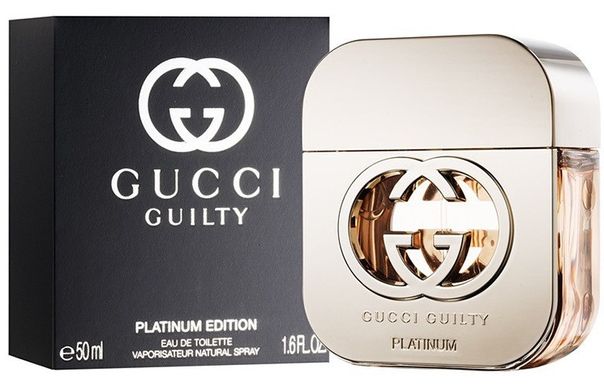 Оригінал Gucci Guilty Platinum 50ml Жіноча Туалетна вода Гуччі Гуалти Платина