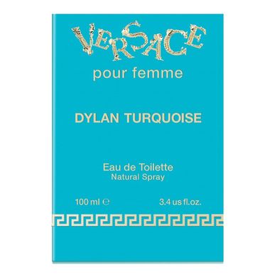 Оригинал Versace Dylan Turquoise Pour Femme 100ml Женская Туалетная Вода Версаче Дилан Туркуас