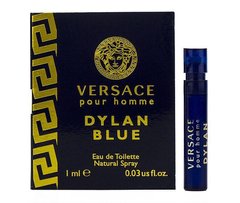 Оригінал Versace Dylan Blue Pour Homme 1ml Туалетна вода Чоловіча Версаче Ділан Блу Хом Віал