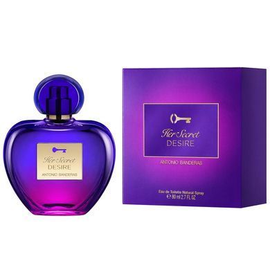 Оригинал Antonio Banderas Her Secret Desire 80ml Тестер EDT Женская Антонио Бандерас Ее тайное желание