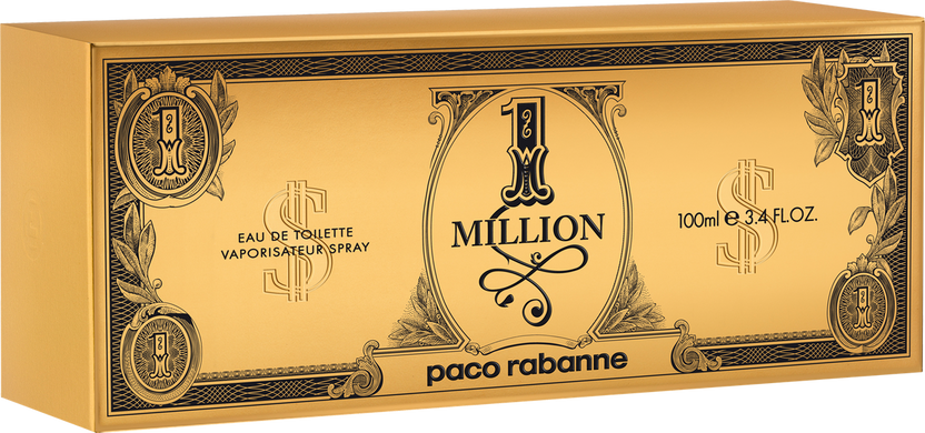 Оригінал Paco Rabanne 1 Million Dollar edt 100ml Пако Рабан Ван Мільйон Долларс