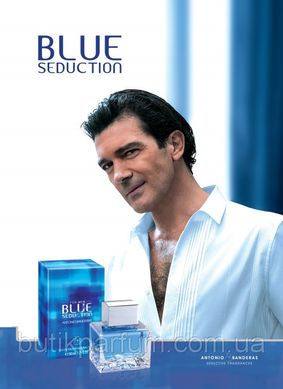 Antonio Banderas Seduction Blue Мen 100ml (стильный, невероятно притягательный и сексуальный парфюм)