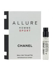 Оригінал Chanel Allure Homme Sport 1.5 ml Туалетна вода Чоловіча Віал