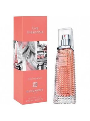 Оригінал Givenchy Live Irresistible 75ml Жіноча Парфумована вода Живанши Живий Чарівний