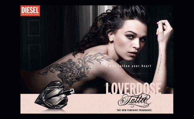 Оригінал Жіночі парфуми Diesel Loverdose Tattoo 75ml edt Дизель Ловердоз Тату (яскравий, сексуальний, зухвалий)