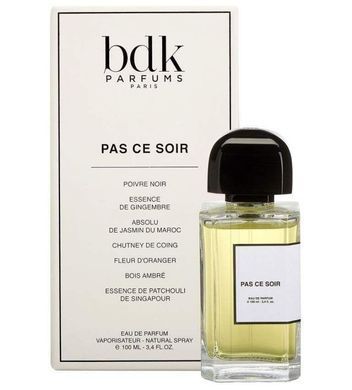 Оригинал BDK Parfums Pas Ce Soir 100ml Парфюмированная вода Унисекс БДК Парфюмс Пас Се Сур