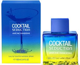 Antonio Banderas Cocktail Blue Seduction Men edt 100ml ( енергійний, динамічний, легкий)