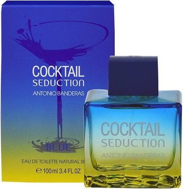 Antonio Banderas Cocktail Blue Seduction Men edt 100ml ( енергійний, динамічний, легкий)