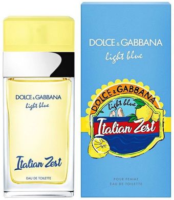 Оригінал D&G Light Blue Italian Zest Dolce Gabbana edt 100ml Дольче Габбана Лайт Блю Італіан Зест