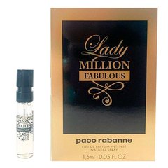 Оригінал Paco Rabanne Lady Million Fabulous Intense 1.5 ml Туалетна вода Жіноча Віал