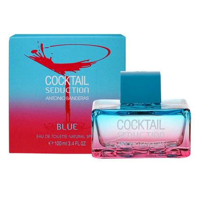 Antonio Banderas Cocktail Blue Seduction Women Tester edt 100ml (грайливий, яскравий, екзотичний, фліртує)