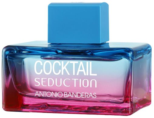 Antonio Banderas Cocktail Seduction Blue Women Tester 100ml edt (игривый, яркий, экзотический, флиртующий)