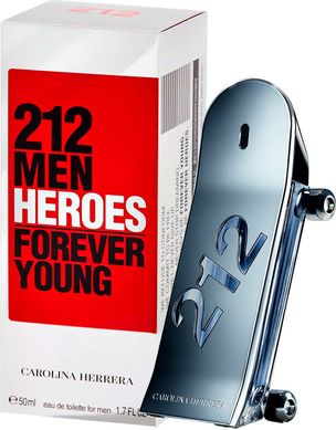 Оригинал Carolina Herrera 212 Heroes Forever Young 90ml Каролина Эррера 212 Геройс Форевер Янг