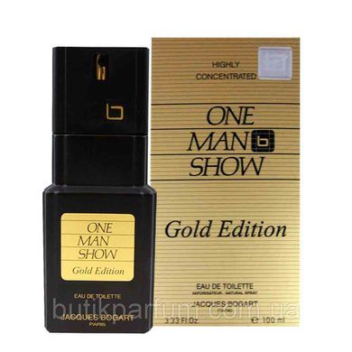 Оригінал Bogart One Man Show Gold Edition edt 100ml Богарт Ван Мен Шоу Голд (багатий, приємний, стильний)