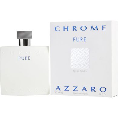 Оригінал Azzaro Chrome Pure 50ml Туалетна вода Чоловіча Азарро Чистий Хром