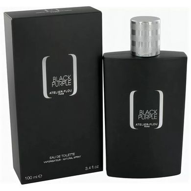 Оригінал Atelier Flou Black Purple Тестер 100ml Парфумована вода Чоловіча Ательє Флоу Чорний Фіолетовий