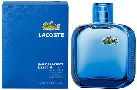 Eau De Lacoste Lacoste L. 12.12 Bleu edt 100ml (Сучасний, свіжий аромат для спортивних і стильних чоловіків)