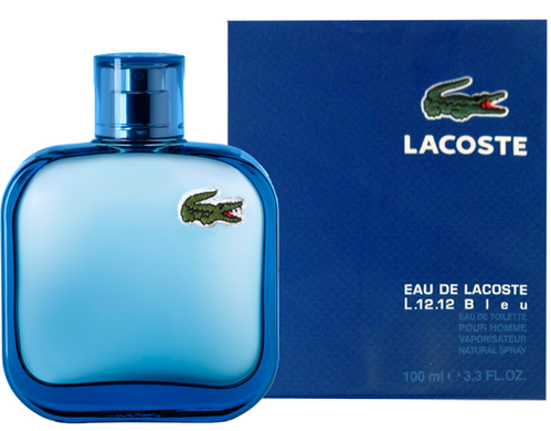 Eau De Lacoste Lacoste L. 12.12 Bleu edt 100ml (Сучасний, свіжий аромат для спортивних і стильних чоловіків)