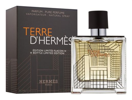 Оригінал Hermès Terre d'hermes H Bottle Limited Edition 2017 75ml edр Чоловіча Нішева Парфумерія Гермес Терра