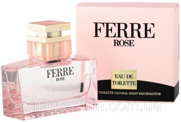 Оригинал Ferré Rose Ferré 100ml edt Ферре Роуз (женственный, чарующий, изысканный аромат)