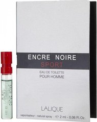 Оригинал Lalique Encre Noire Sport 1ml Туалетная вода Мужская Лалик Энкре Нуар Спорт Виал