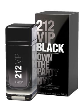 Оригінал Carolina Herrera 212 Vip Black The Party Men 100ml Кароліна Еррера 212 Віп Мен Блек Паті