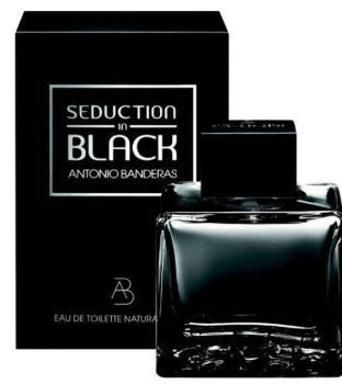 Antonio Banderas Seduction in Black edt 100ml ("Чорне спокуса" з мужнім, чуттєвим характером)
