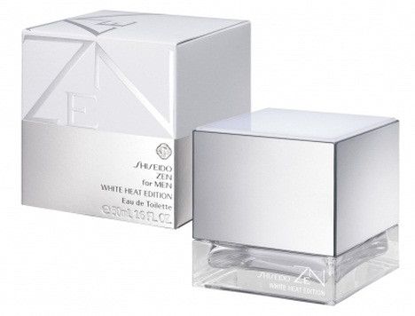 Оригинал Shiseido Zen Men White Heat Edition 50ml edt Шисейдо Зен Мен Вайт Хат Эдишн