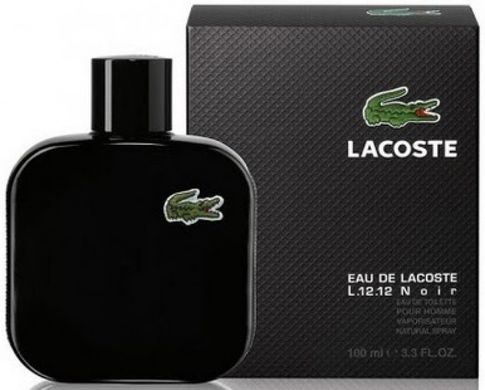 Eau De Lacoste Lacoste L. 12.12 Noir edt 100ml (Багатий вечірній аромат для чоловіка з добрим смаком)